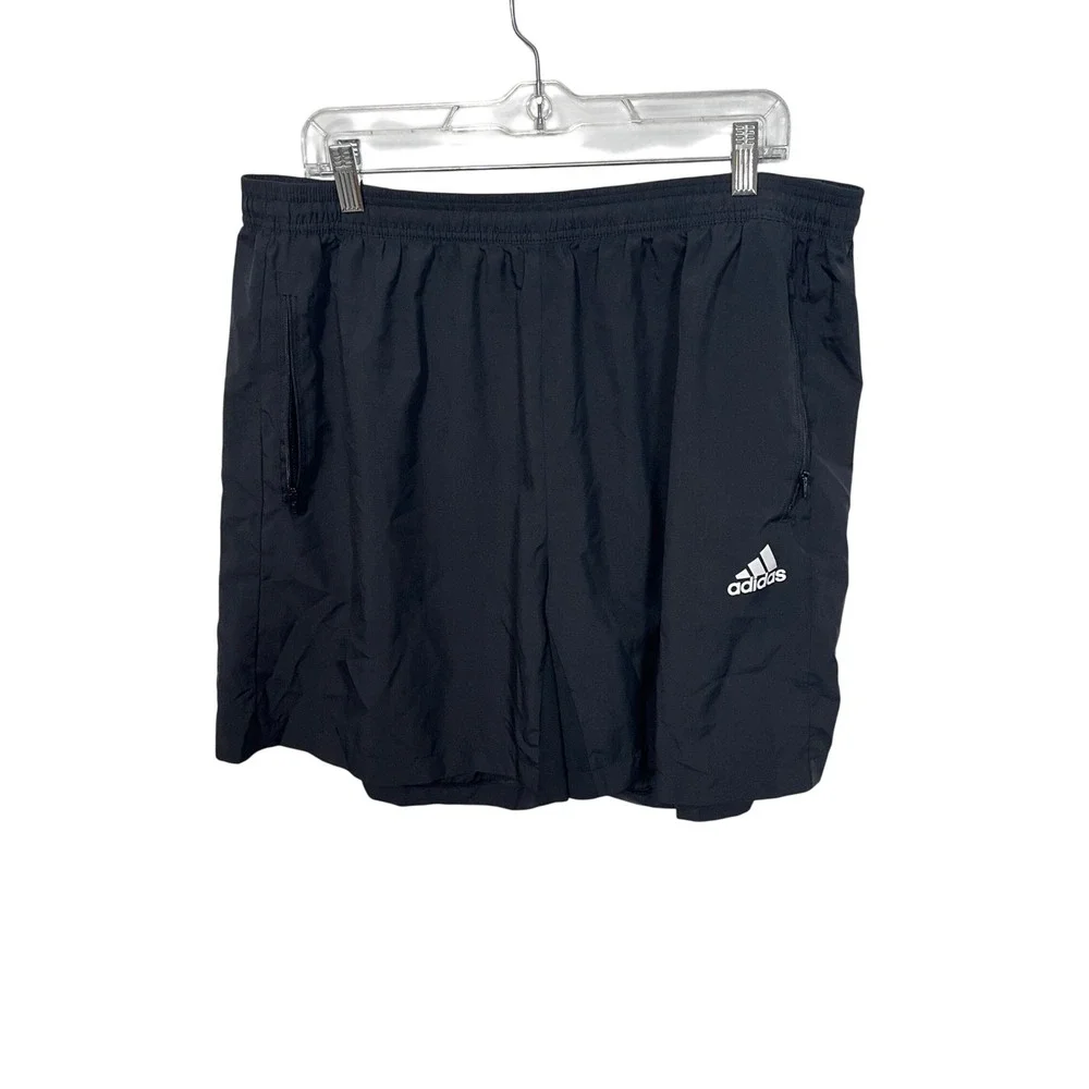 Adidas Aeroready Primegreen Training Shorts Mens 2XL Black Zipper Pockets